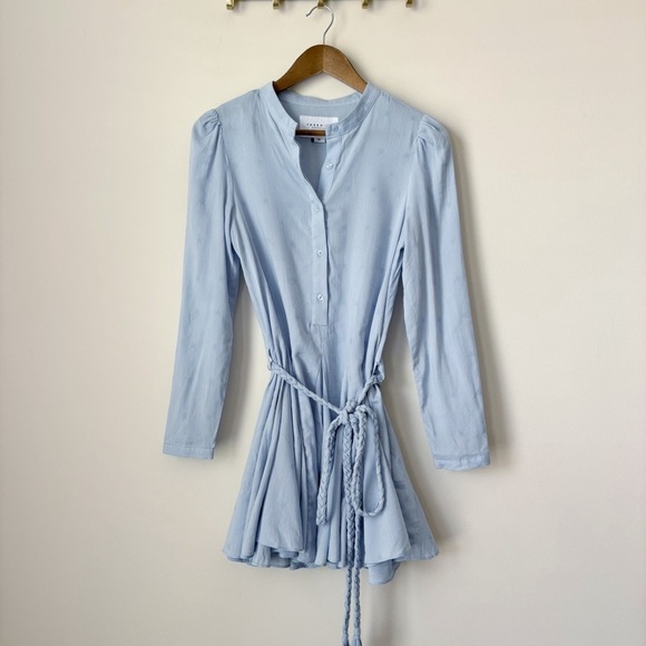 The Shirt Rochelle Behrens Jenica Dress XS Sky Blue NWOT - Picture 10 of 10